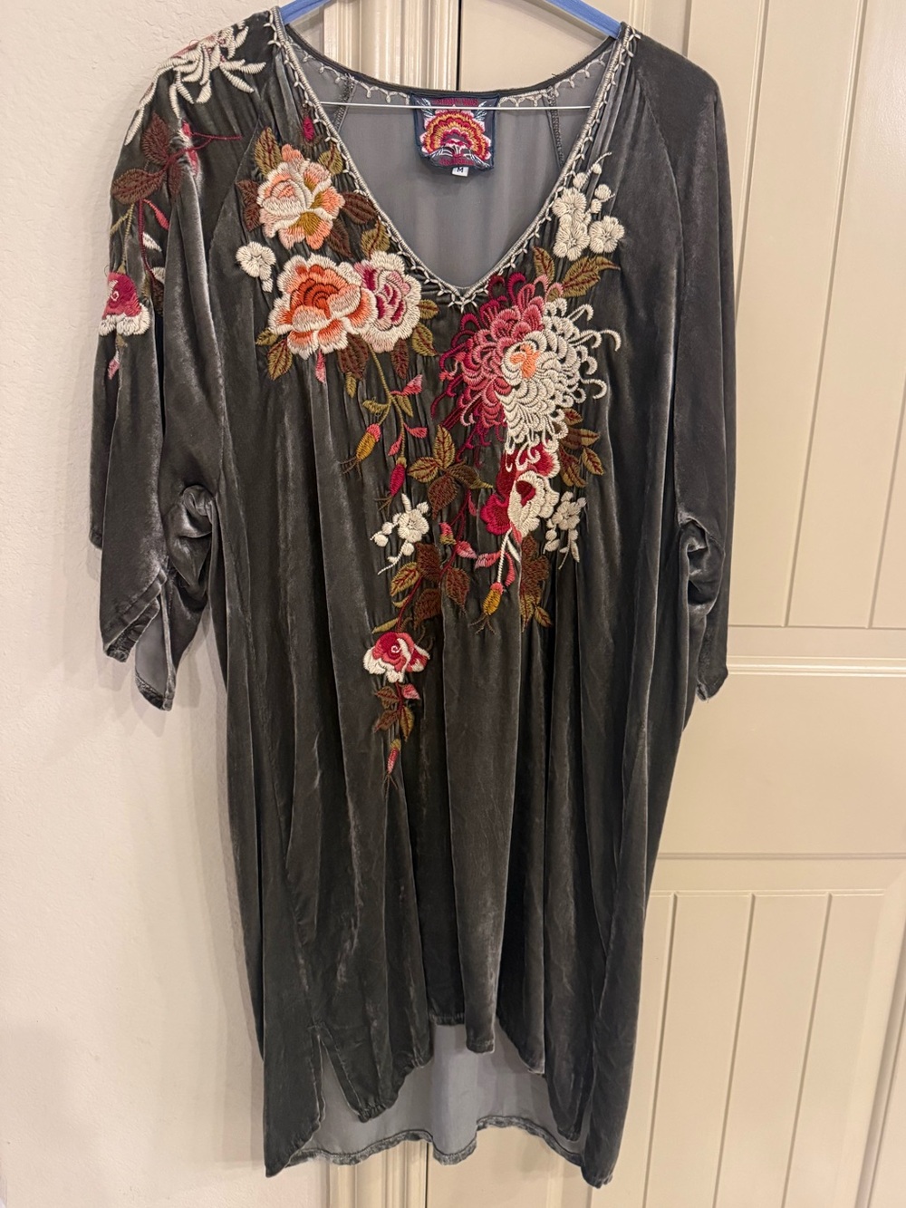 Johnny Was Velvet Kimono Dress size Medium